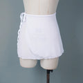 Women Chiffon Lace-up Wrap Skirts Ballet Lyrical Dancewear Summer Females Solid Miniskirts Casual Clothes for Dance Training